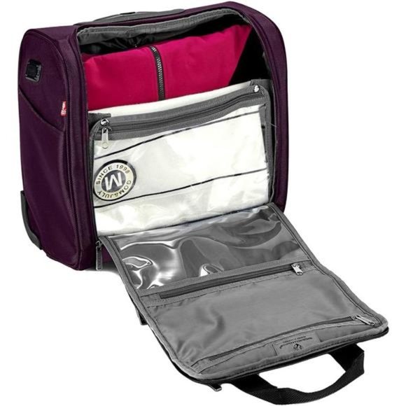 15Inch Smart UnderSeat CarryOn Luggage with USBCharging Port,Telescoping Handles - Picture 4 of 7